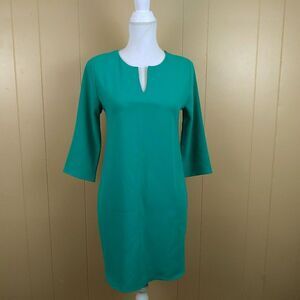 Everly 3/4 Sleeve Teal Green Dress Size S
